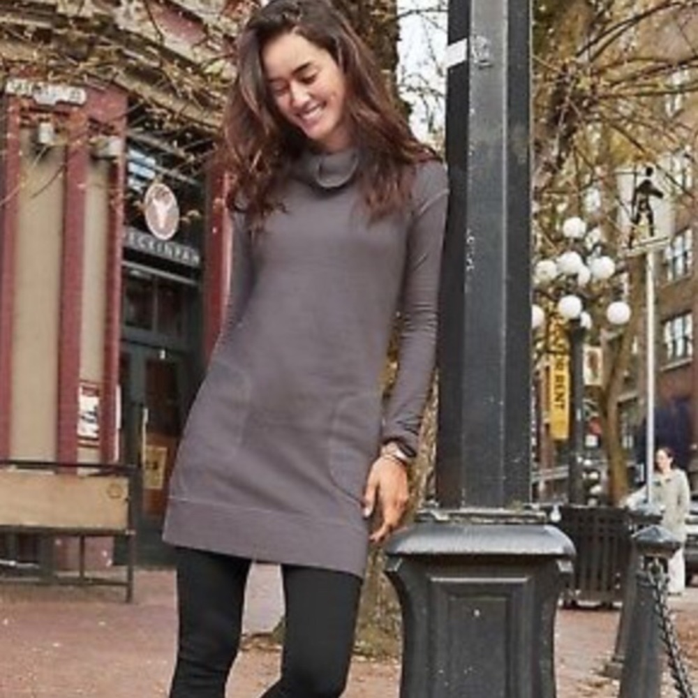 Athleta Ecowash Dress Turtleneck